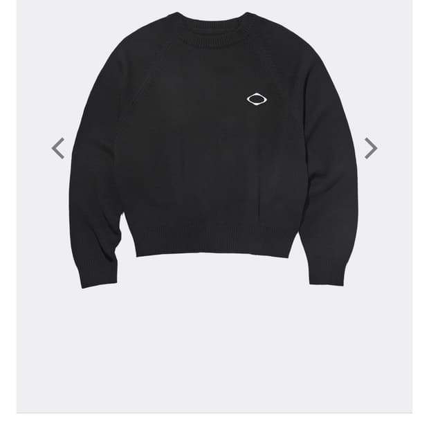 미스치프 니트 블랙 m사이즈