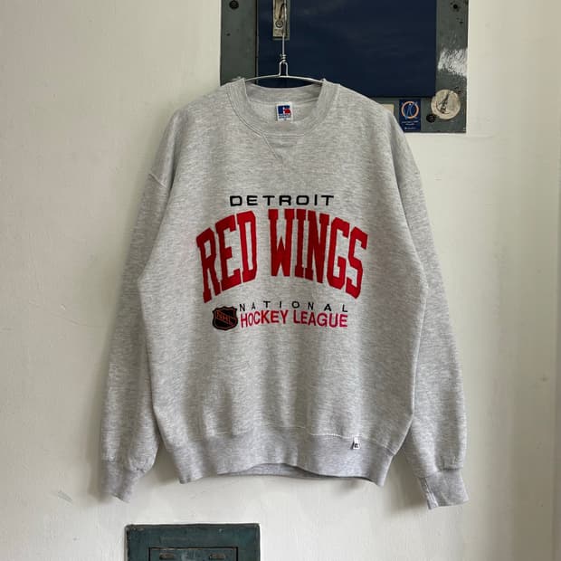 90s Russell Detroit Red Wings Sweatshirt