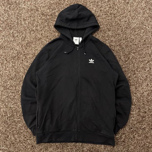 2XL 아디다스 빅로고 투웨이 후드집업