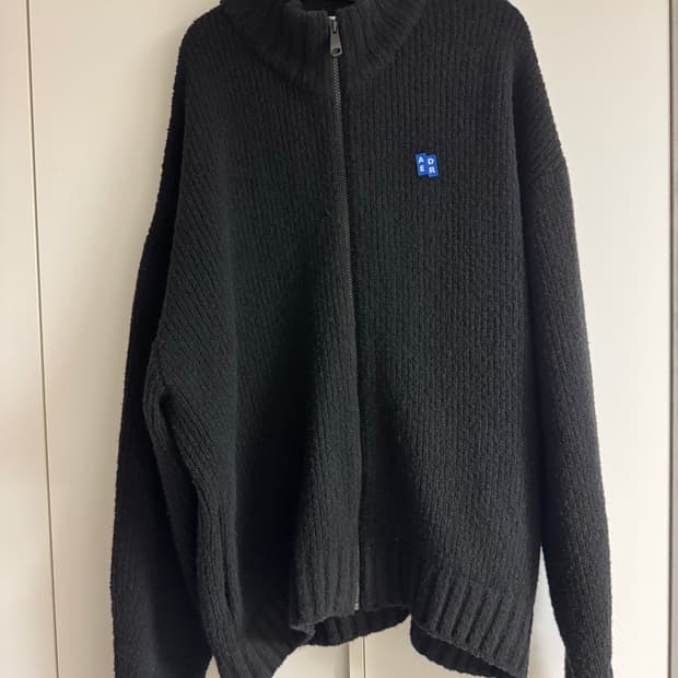 아더에러 시그니피컨트 니트집업 블랙XL