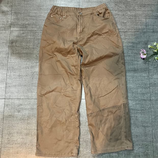 일본빈티지 올드스쿨아메카지 시골너드남 혁오풍 밴딩워크팬츠