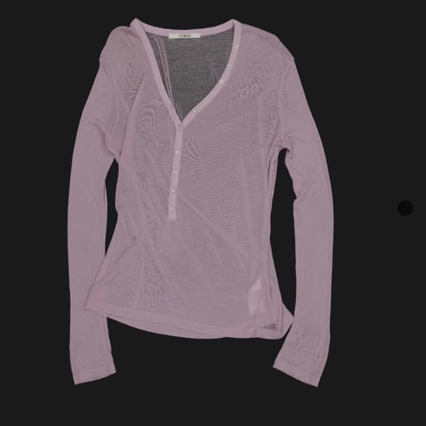 베르소 HENLEY V-NECK TOP 