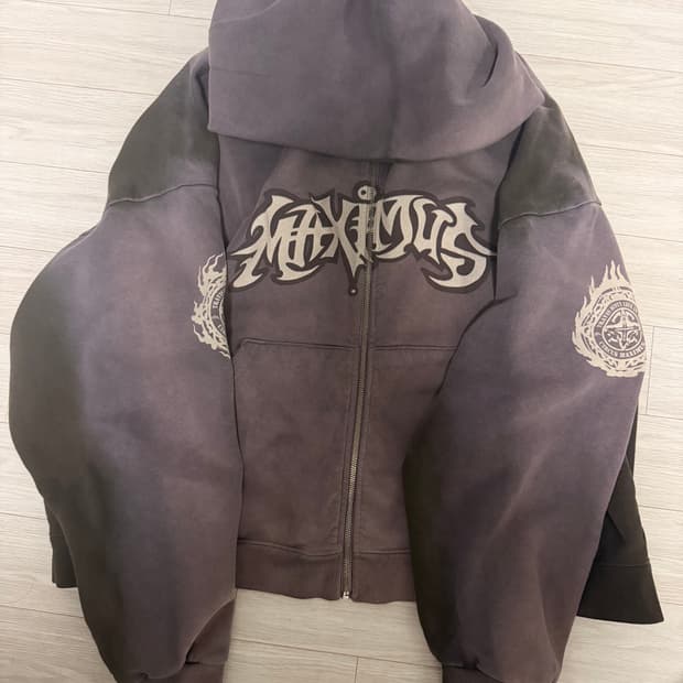 트래비스 스캇 머천 후드집업 L