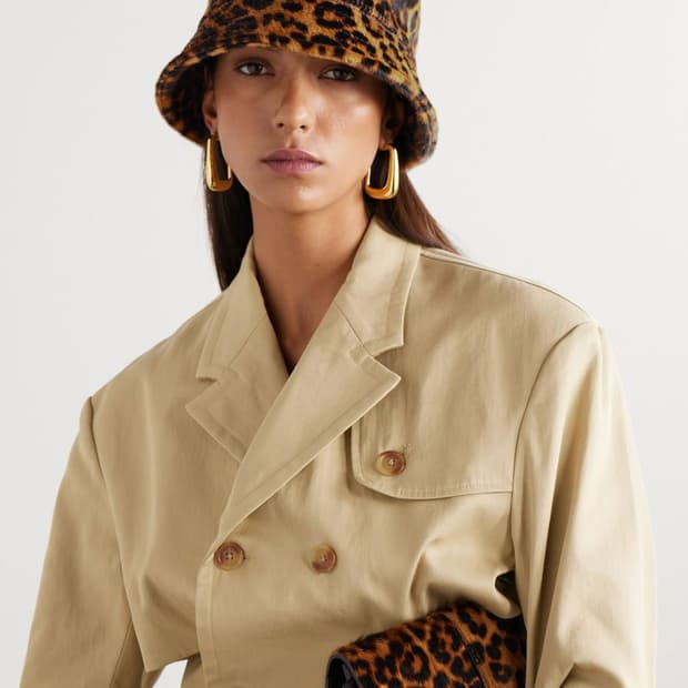 [소미님 착용] 자크뮈스 24fw 르밥 카우스킨 레오파드 버킷햇