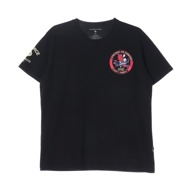 간쓰리 바이 마리 USAF 레드 데빌 그래픽 티셔츠 XXL