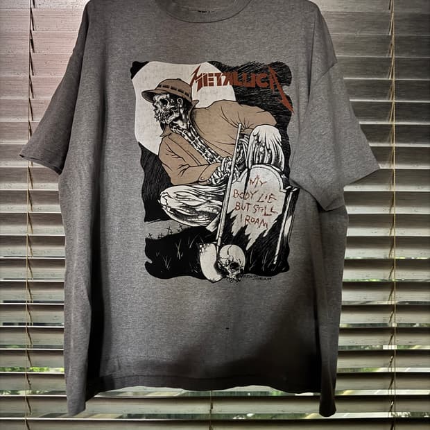 [XXL] 90s 메탈리카 Pushead My Body Lies 밴드티