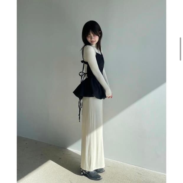 어나더랭귀지 펌킨 뷔스티에