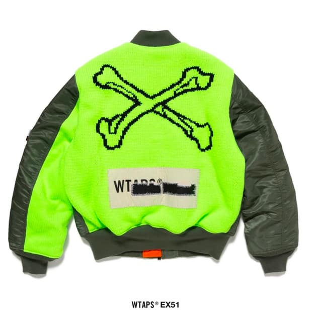 Wtaps x Alpha Ma-1 Core spec Olive