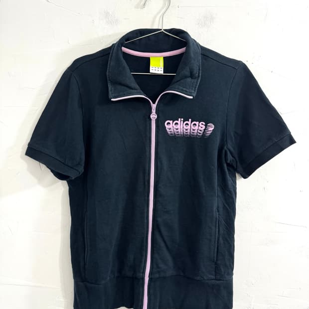 adidas pink logo jersey