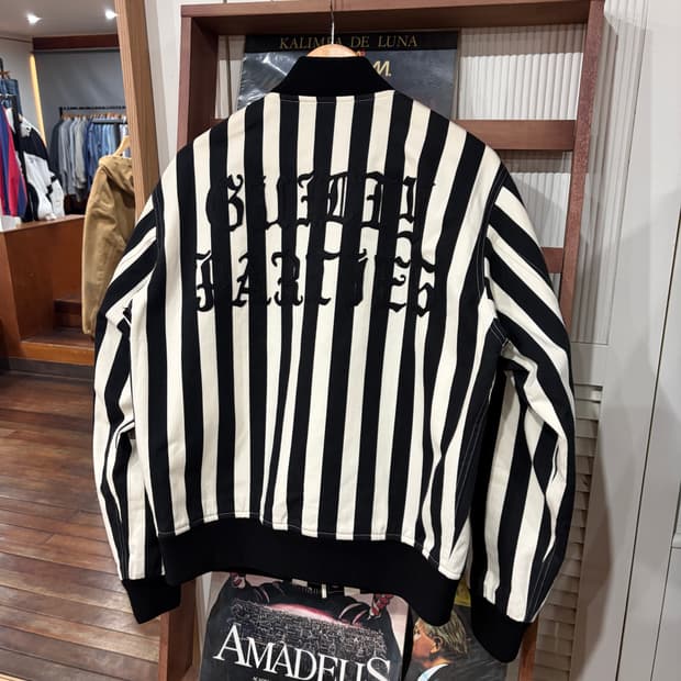 Wacko Maria 와코마리아 스트라이프 바시티 자켓 