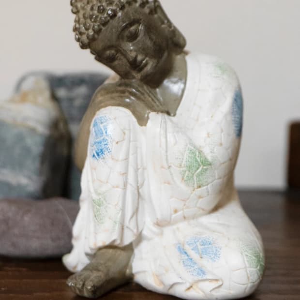 잠든 부처님 불상 