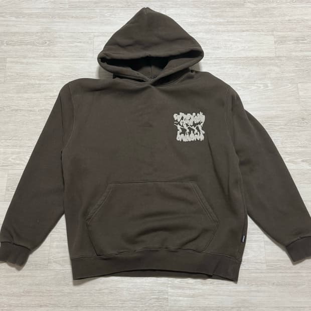 Brown breath cause hoodie(brown)