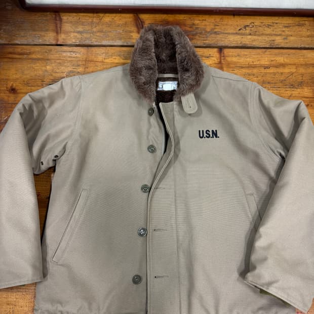  NAVY department N-1 덱 자켓 에이징 안된 S급
