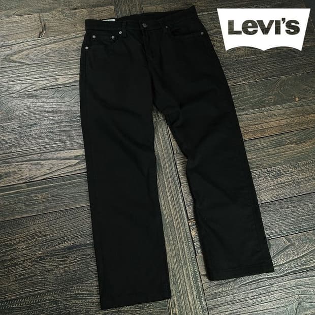 [리바이스] 프리미엄 502 슬림 스트레이트 블랙진 M20016