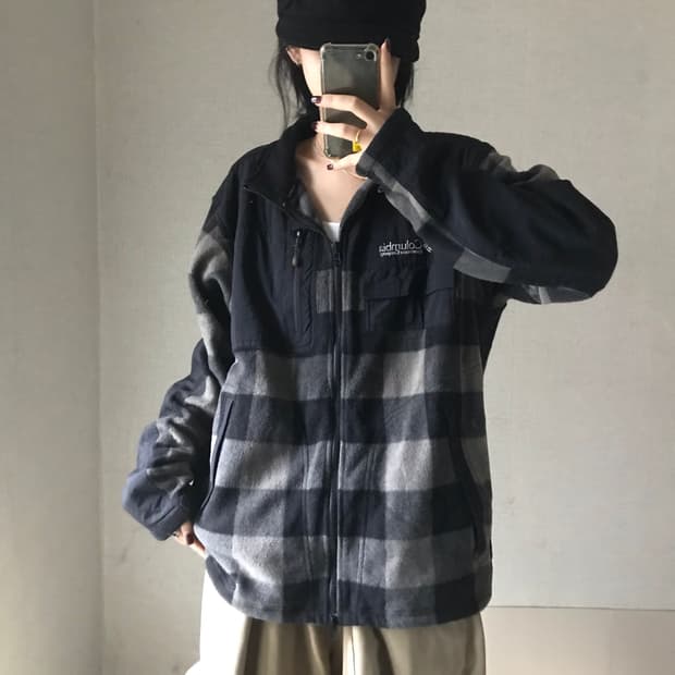 콜롬비아 체크 후리스