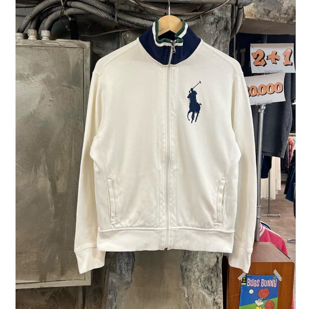 폴로 랄프로렌 빅포니 져지 화이트 M #csz4141
