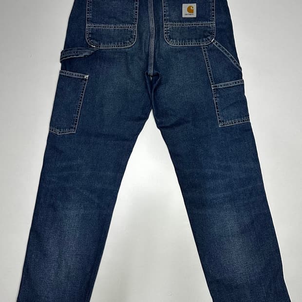 칼하트 데님 싱글 니 작업 바지