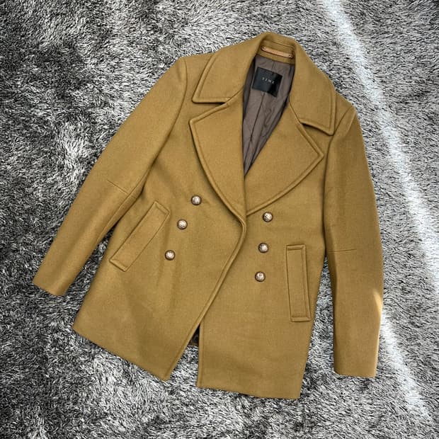 타임 옴므 남성 울 100% 더블 자켓 (100)