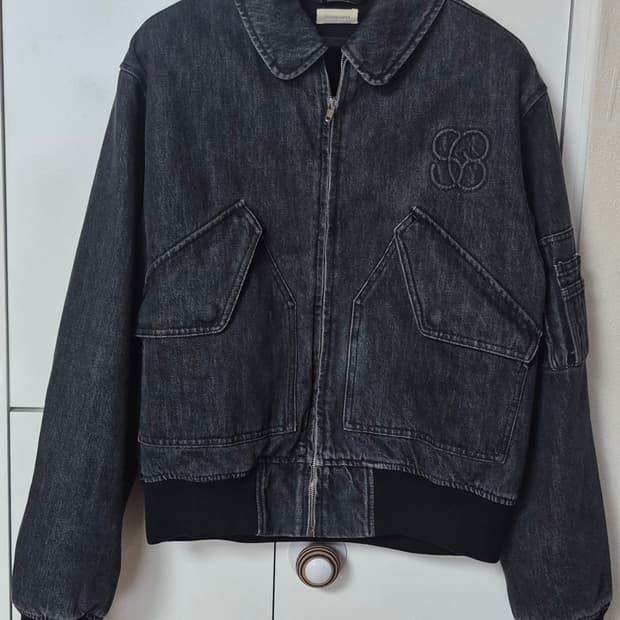 스테판쿡 데님 봄버 자켓