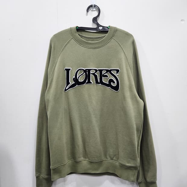 로어즈 LORES 카키 맨투맨 남성 L 100사이즈