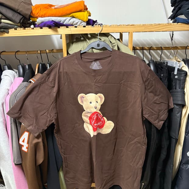 팔라스 테디 티셔츠 나이스 브라운 - 24SS