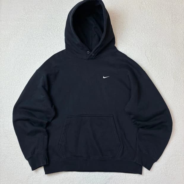 나이키 솔로 로고 헤비코튼 풀오버 후드티 PN5730