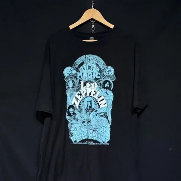 Led Zeppelin 투어 티셔츠