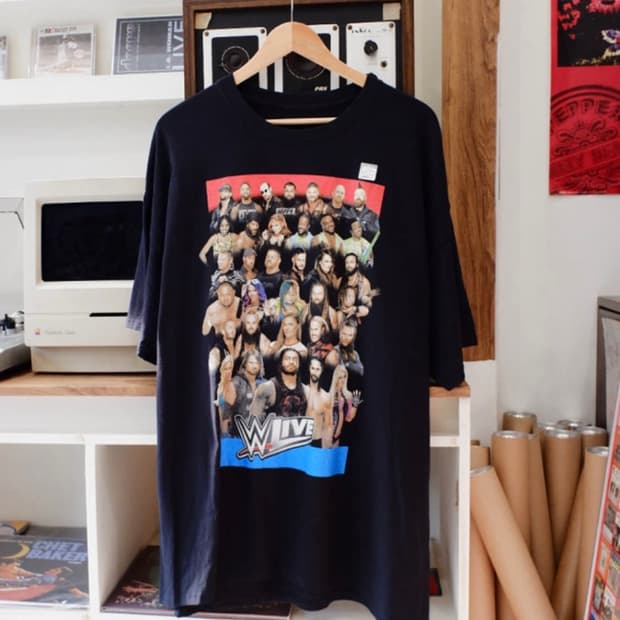 wwe 빈티지 티셔츠