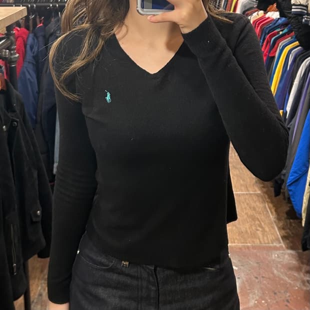 [HI] 폴로 니트 블랙