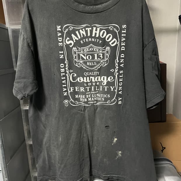 네이버후드x세인트 마이클 STHD 티셔츠