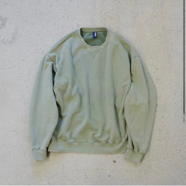 블라인드파일즈 스웻셔츠 세이지 그린 2사이즈