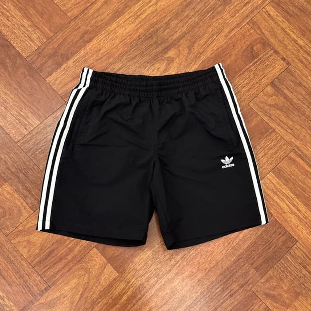 3XL 아디다스 나일론 반바지 블랙 팬츠