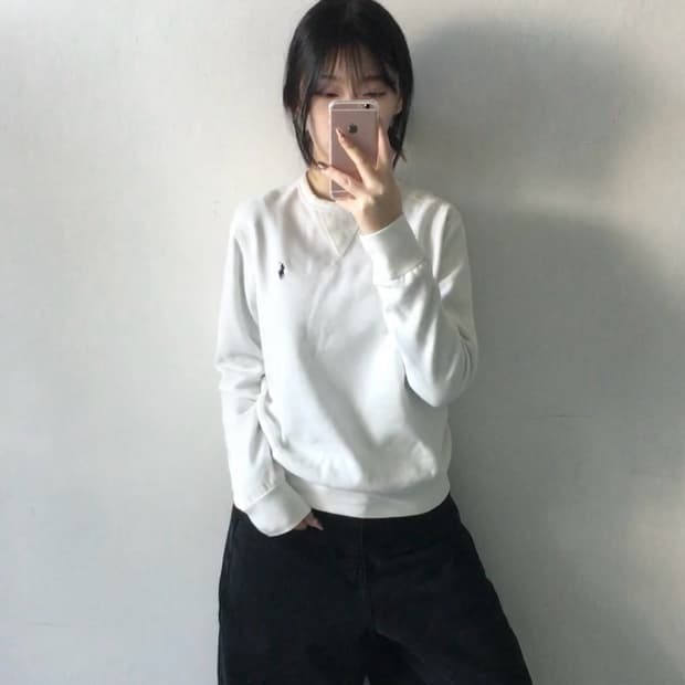 폴로 랄프로렌 로고 맨투맨