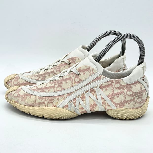 크리스챤 디올 우먼스 트로터 스니커즈 핑크 (37)