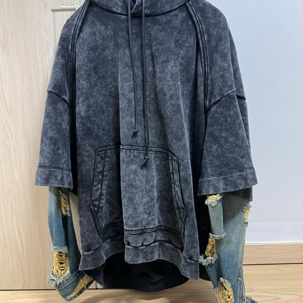 준지 / 23fw 컬렉션 디스레이어드 후드 / L