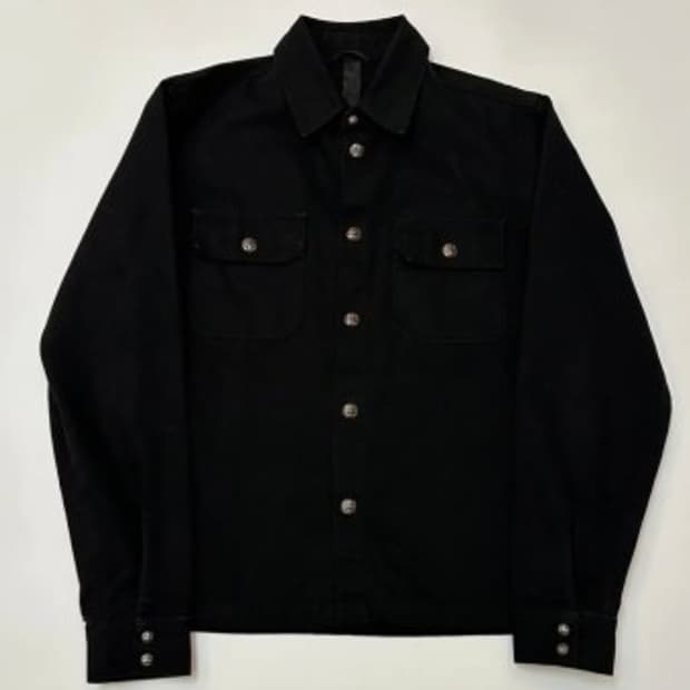[구매 L,XL] 크롬하츠 워크독 셔츠 자켓 블랙