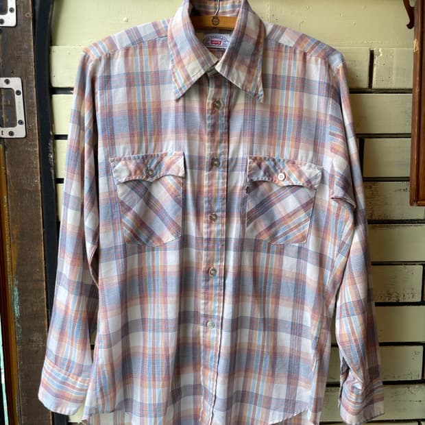 1970-80's Vintage Levi’s Check Shirt 