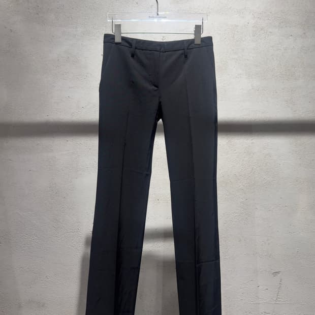 PRADA Black Slim Bootcut Trousers
