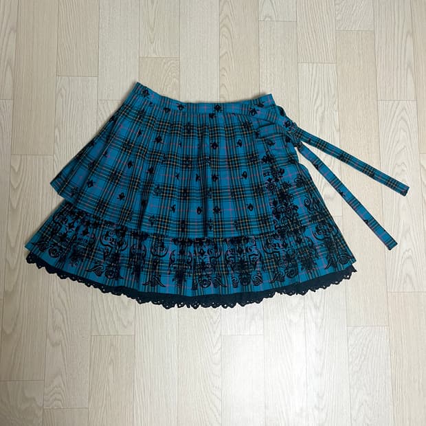 BA-TSU CLUB 체크 플리츠 스커트 코이세이오 오헤시오 y2k