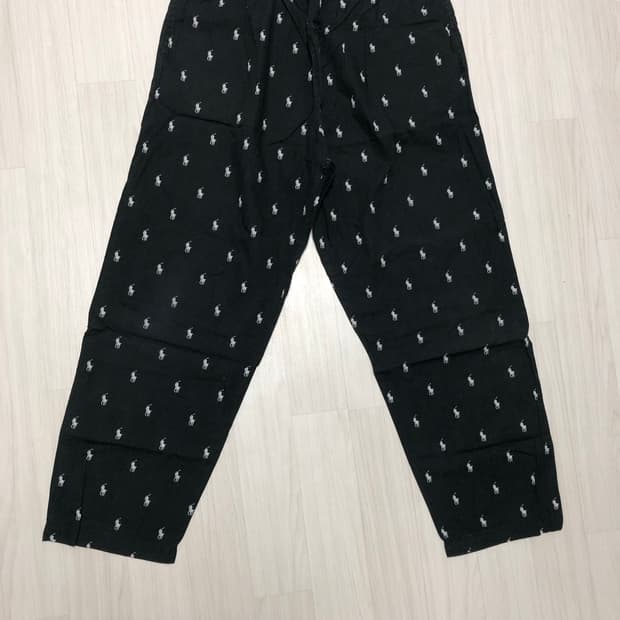 랄프로렌 파자마 팬츠 블랙