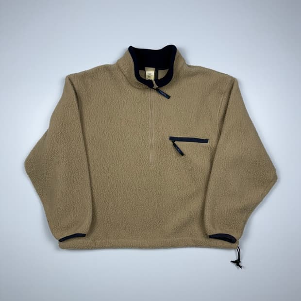 (110) 80s 엘엘빈 플리스 풀오버 내추럴