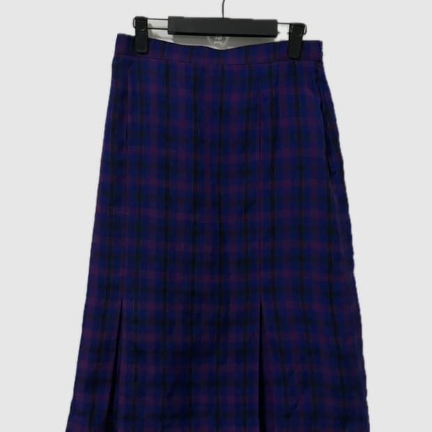 빈티지 체크 스커트