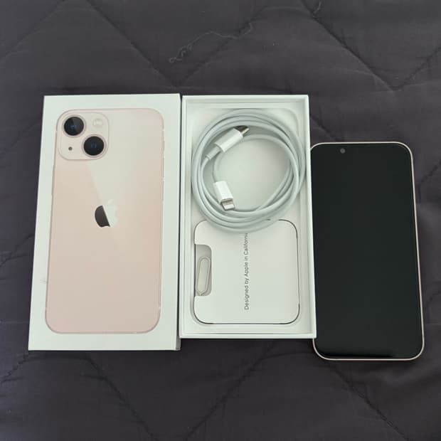 아이폰13 미니 핑크 128GB