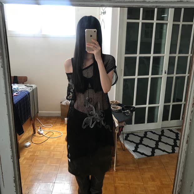 vintage pattern skirt
