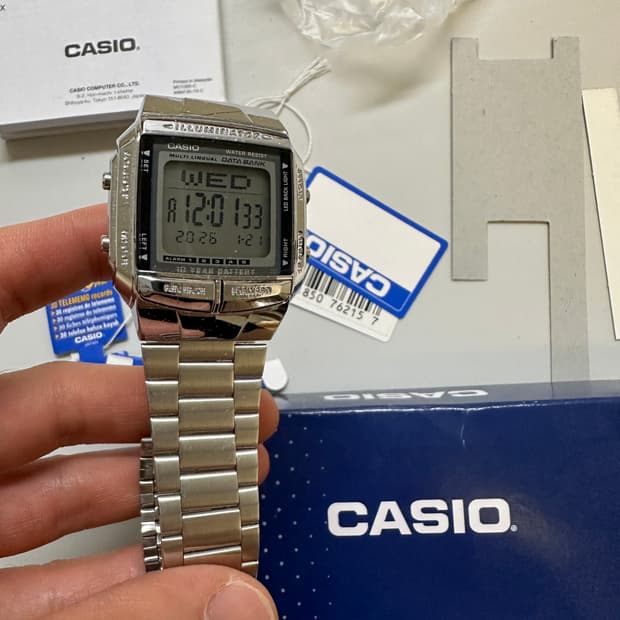 카시오 메탈 시계