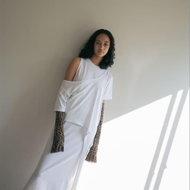perverze layered cotton dress