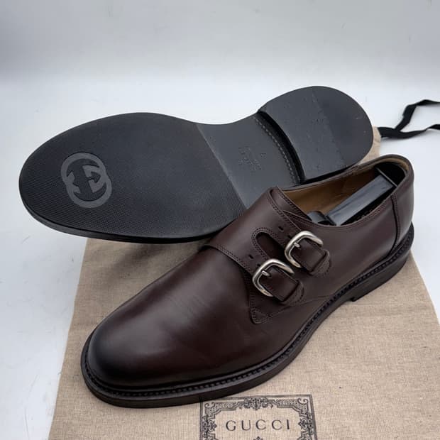 정품)구찌 더블 몽크 260