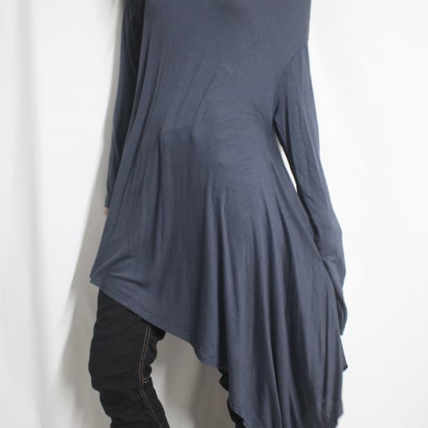 asymmetrical draped one-shoulder dress