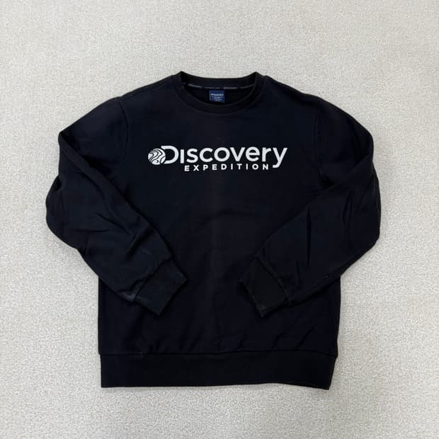 105 디스커버리 빅로고 기모 맨투맨 0129T1