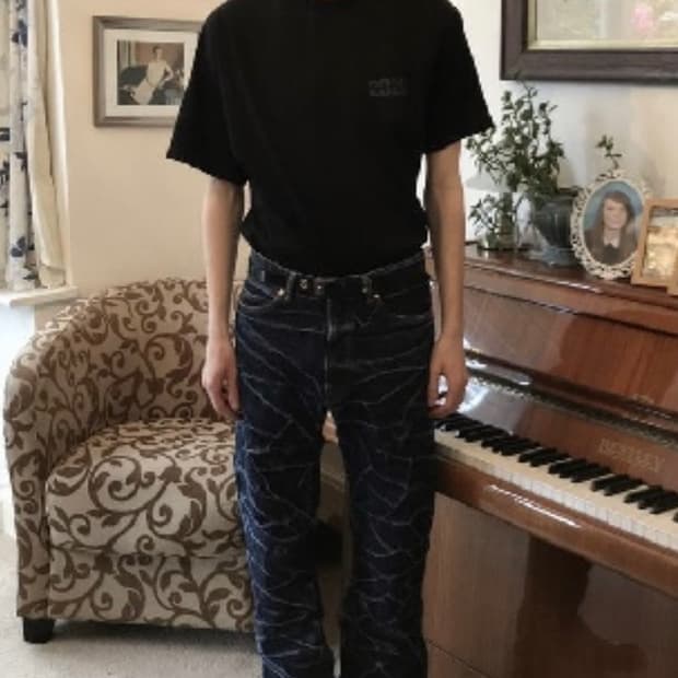 Martine rose 크링클 진